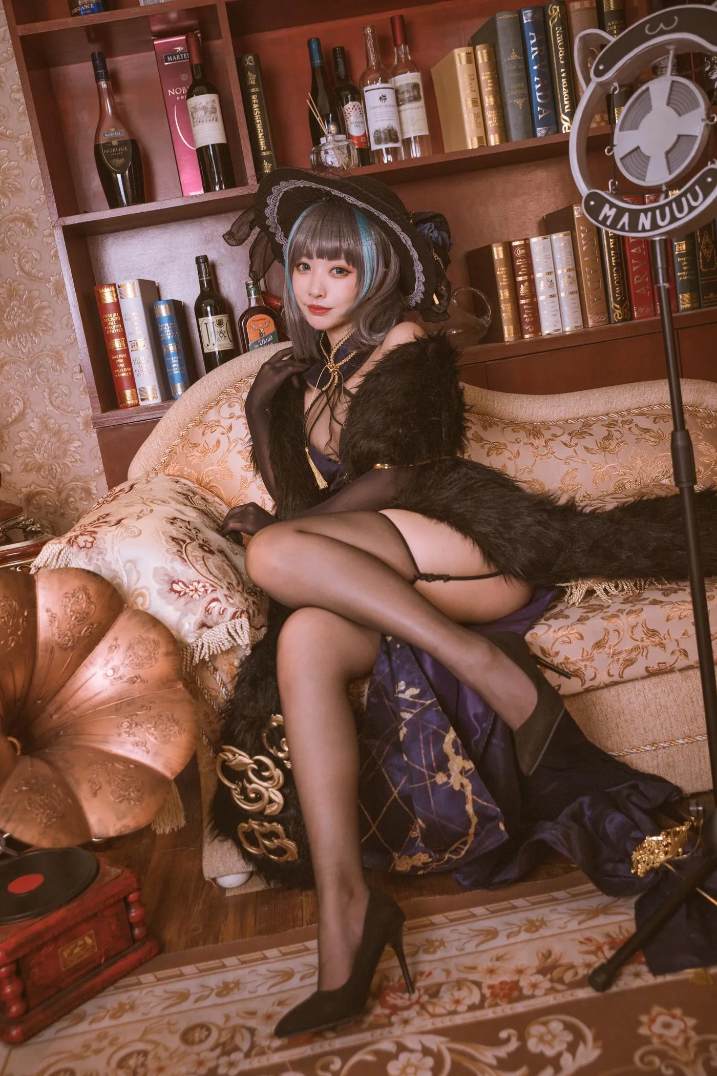 宮本桜 – NO.02 柴郡旗袍 音乐绚烂CaitSith [20P]插图3